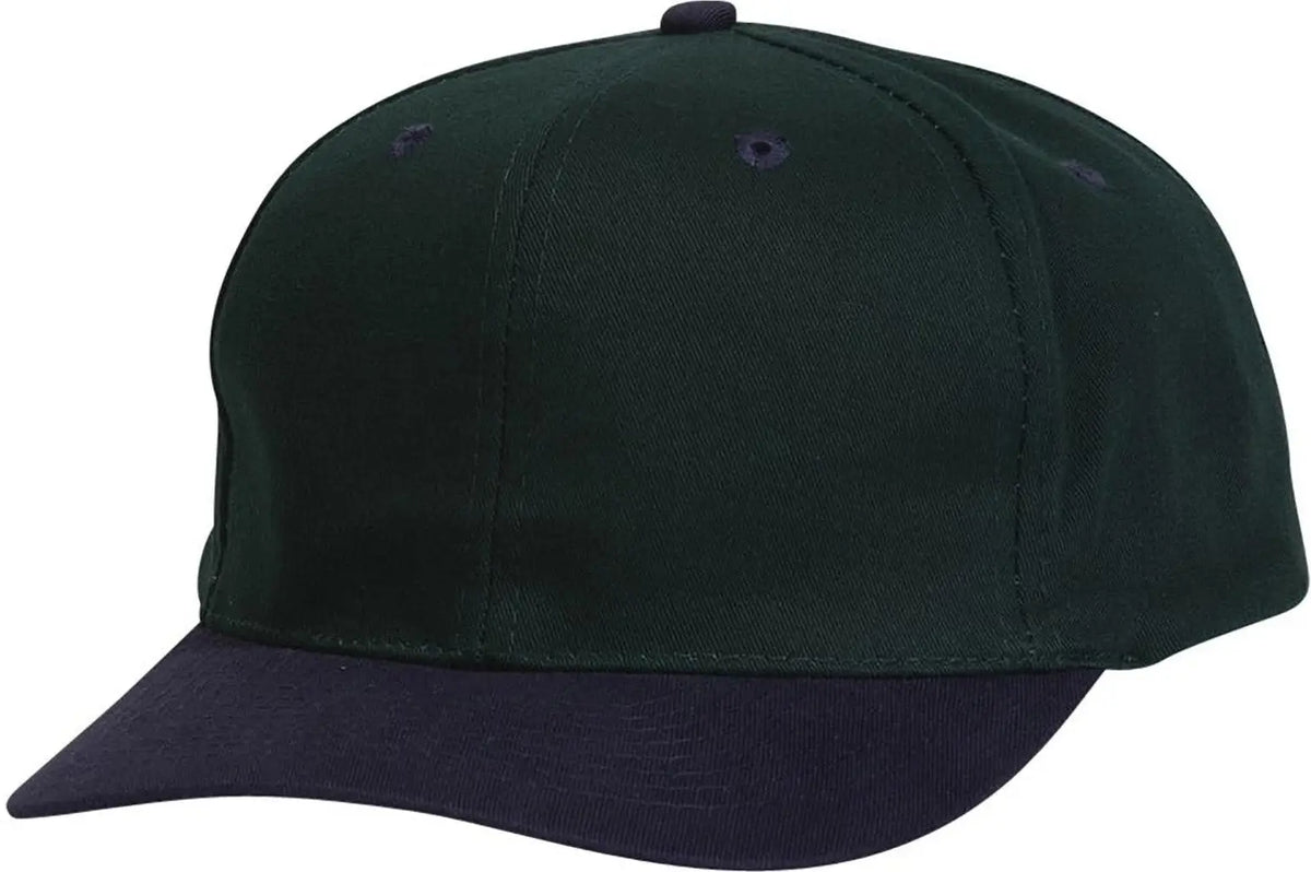 Otto 27-015 6 Panel Mid Profile Baseball Cap - Nvy/dk.grn - 1/2’’ - 7 5/8’’