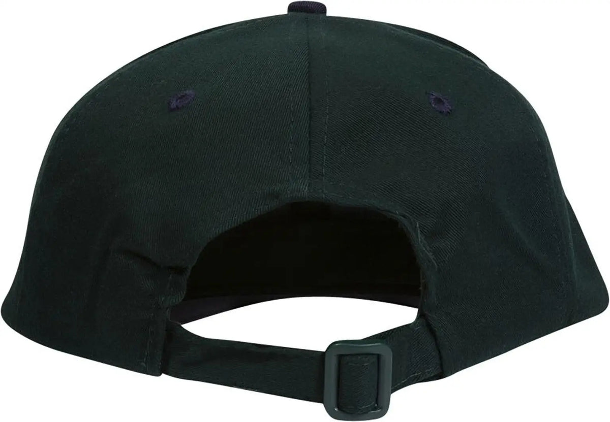 Otto 27-015 6 Panel Mid Profile Baseball Cap - Nvy/dk.grn - 1/2’’ - 7 5/8’’