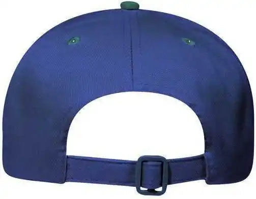 Otto 27-015 Brushed Cotton Twill Pro Style Structured Firm Front Panel Cap - Dark Green Navy - Forest / one Size Fits