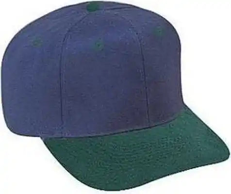 Otto 27-015 Brushed Cotton Twill Pro Style Structured Firm Front Panel Cap - Dark Green Navy - Forest / one Size Fits