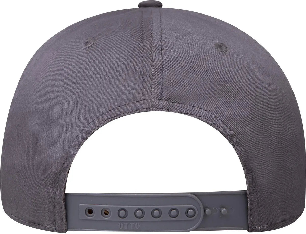 Otto 27-079 6 Panel Mid Profile Baseball Cap - Char. Gray - 1/2’’ - 7 5/8’’