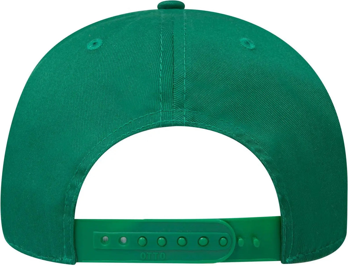Otto 27-079 6 Panel Mid Profile Baseball Cap - Kelly