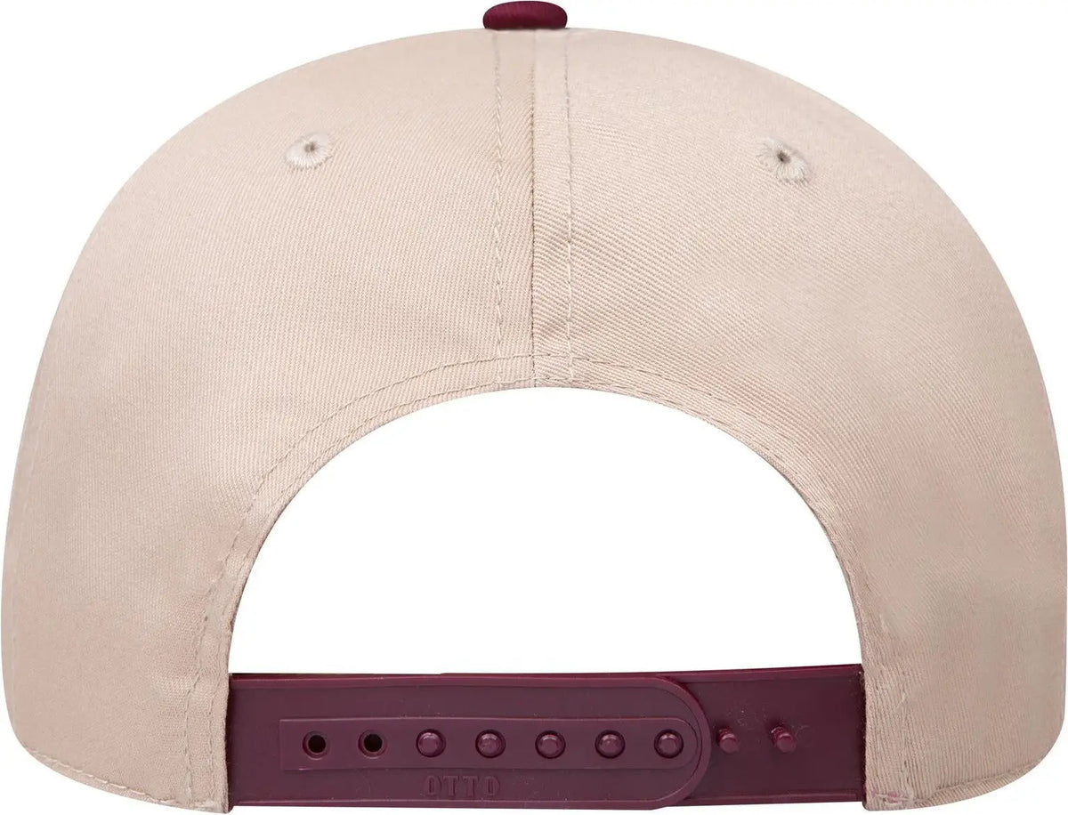 Otto 27-079 6 Panel Mid Profile Baseball Cap - Marn/kha - 1/2’’ - 7 5/8’’