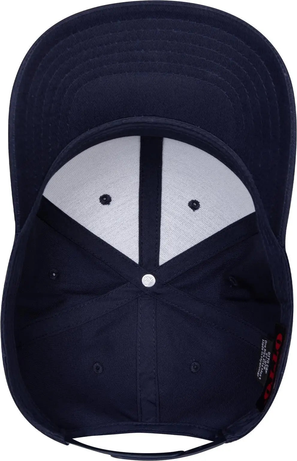 Otto 27-079 6 Panel Mid Profile Baseball Cap - Navy - 1/2’’ - 7 5/8’’
