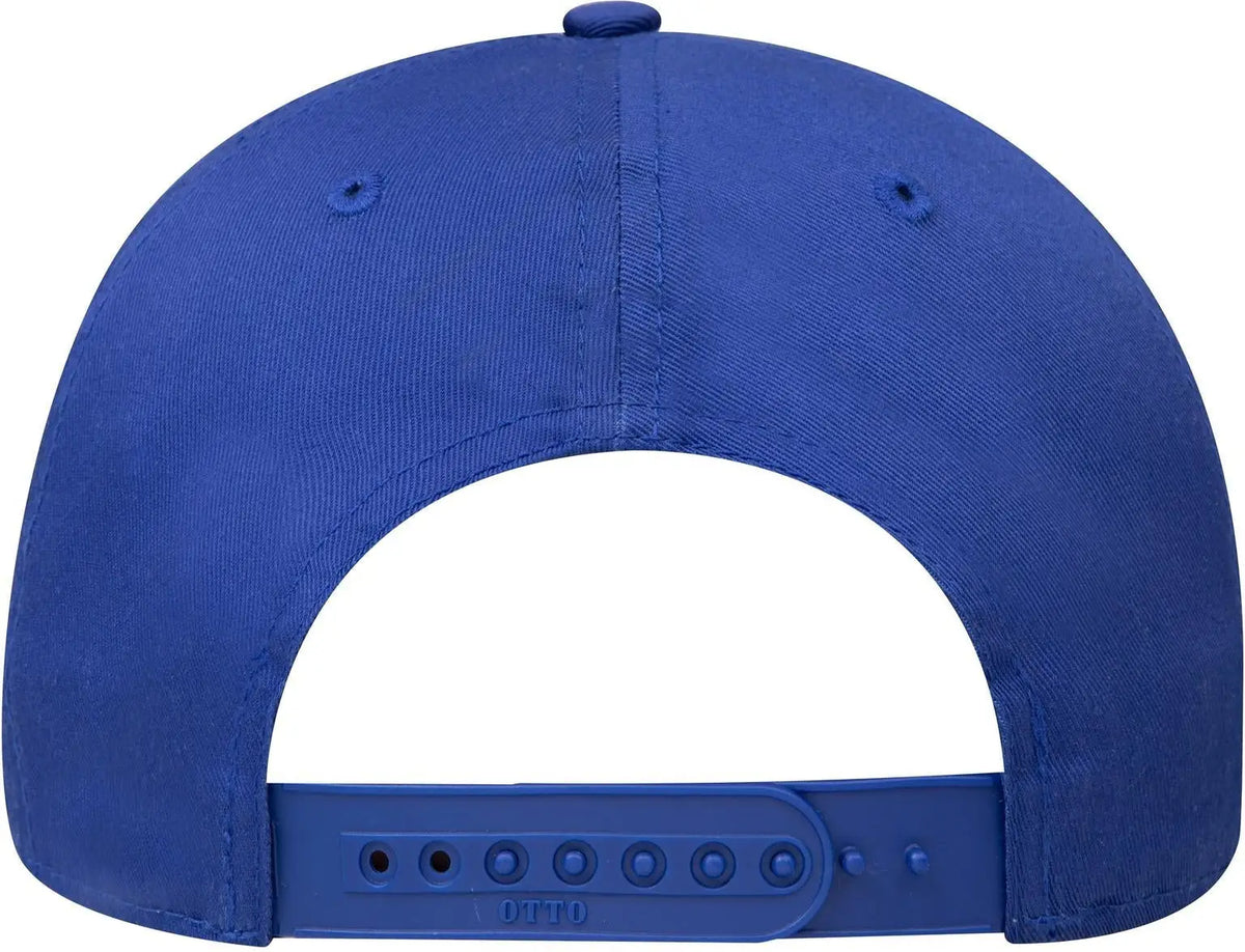 Otto 27-079 6 Panel Mid Profile Baseball Cap - Royal - 1/2’’ - 7 5/8’’