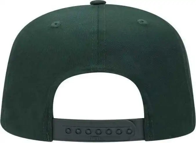 Otto 27-079 Twill 8 Rows Stitching Pro Style Cap - Dark Green - Forest / one Size Fits Most