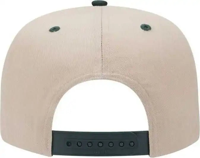 Otto 27-079 Twill 8 Rows Stitching Pro Style Cap - Dark Green Khaki - Forest / one Size Fits Most