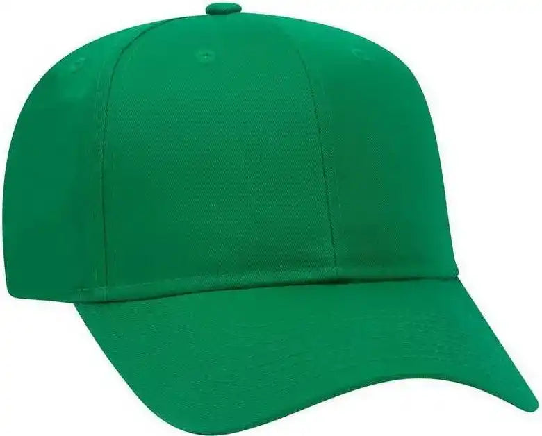 Otto 27-079 Twill 8 Rows Stitching Pro Style Cap - Kelly - one Size Fits Most