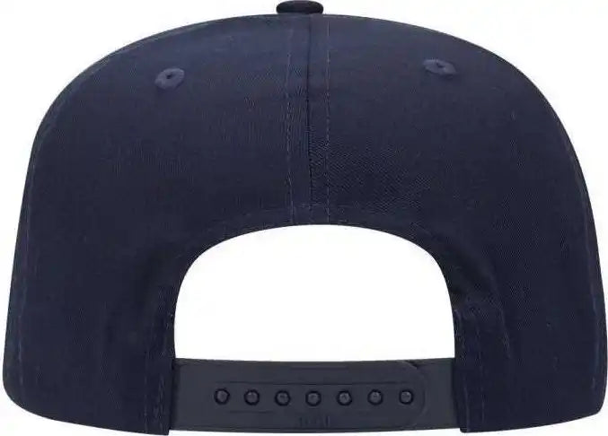 Otto 27 079 Twill 8 Rows Stitching Pro Style Cap Navy / one Size Fits Most