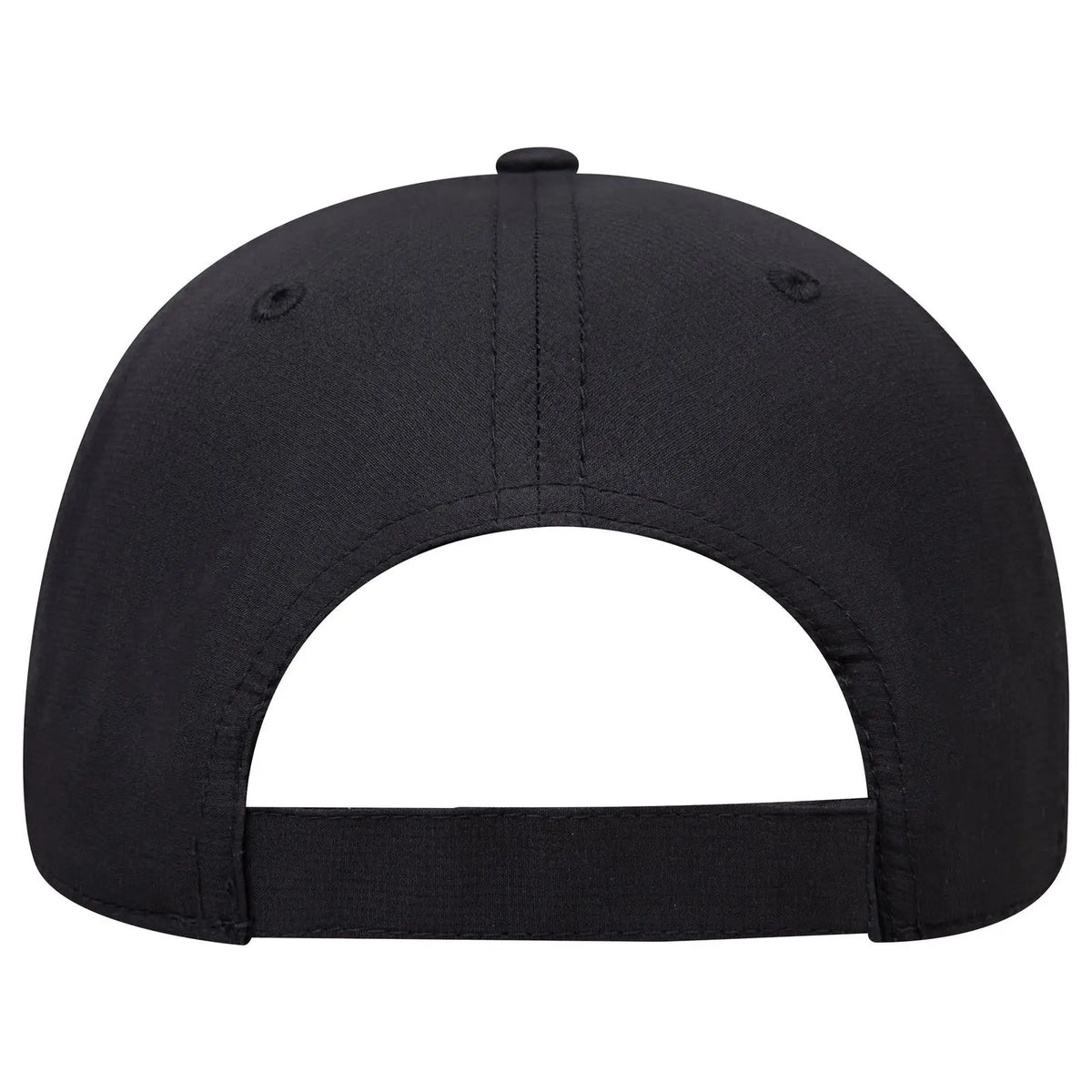 Otto 27-1 6 Panel Mid Profile Baseball Cap - Black - 7 3/8’’ - 5/8’’