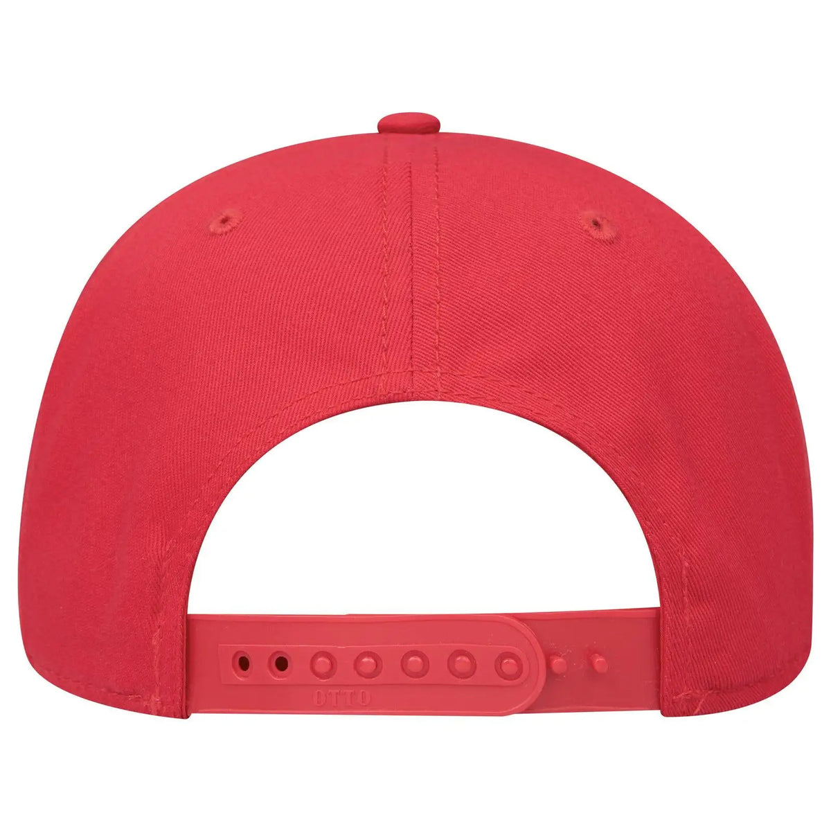 Otto 27-1235 6 Panel Mid Profile Baseball Cap - Red - 7 3/8’’ - 5/8’’