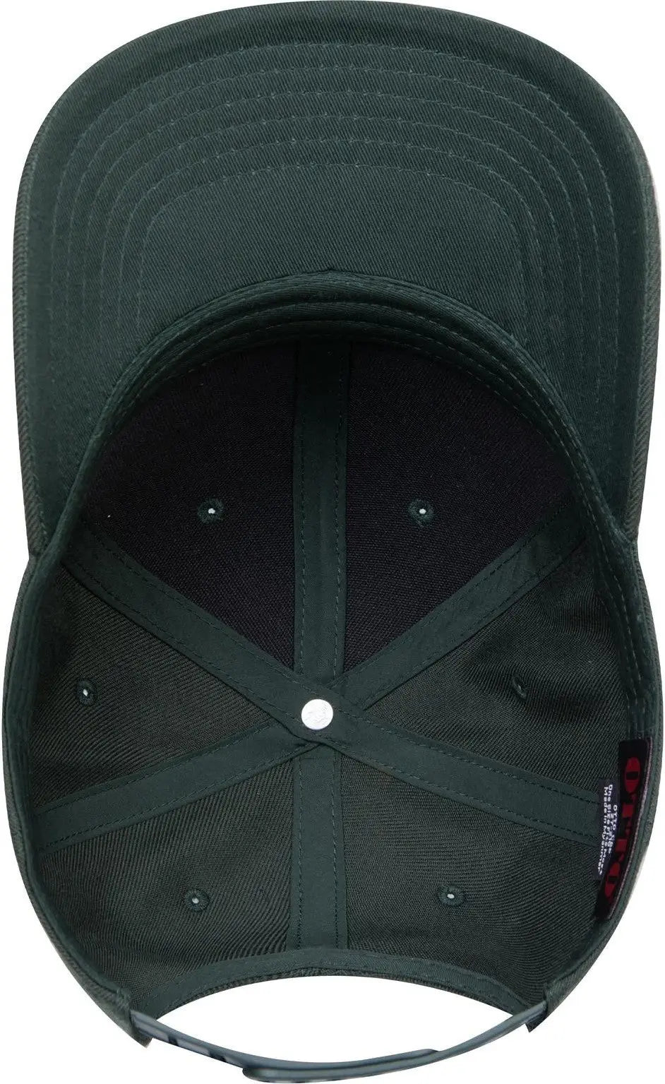 Otto 27-210 6 Panel Mid Profile Baseball Cap - Dk. Green - 1/2’’ - 7 5/8’’