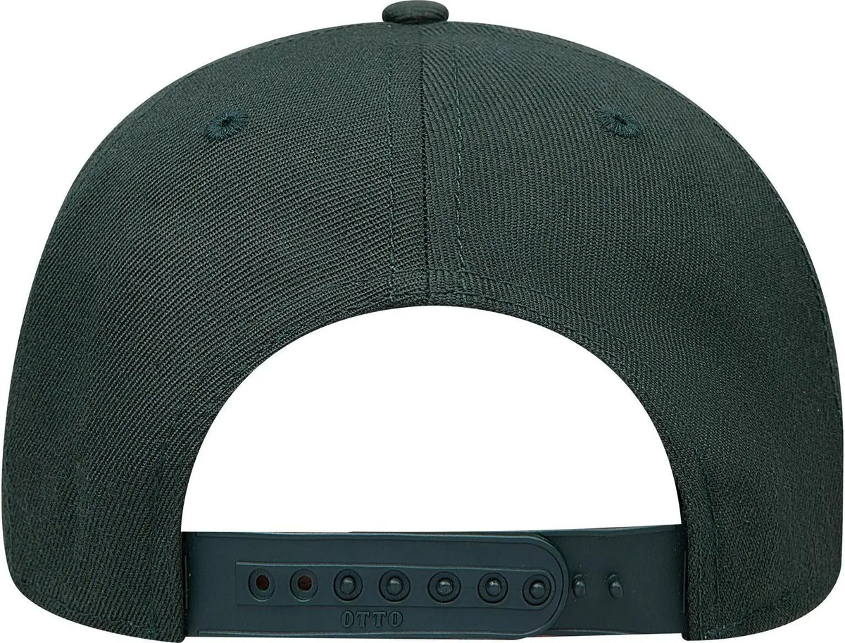 Otto 27-210 6 Panel Mid Profile Baseball Cap - Dk. Green - 1/2’’ - 7 5/8’’