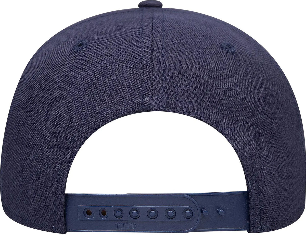 Otto 27-210 6 Panel Mid Profile Baseball Cap - Navy