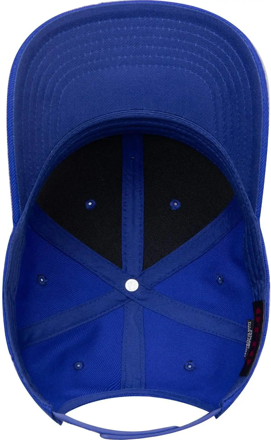 Otto 27-210 6 Panel Mid Profile Baseball Cap - Royal - 1/2’’ - 7 5/8’’