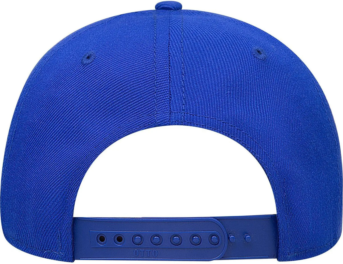 Otto 27-210 6 Panel Mid Profile Baseball Cap - Royal - 1/2’’ - 7 5/8’’