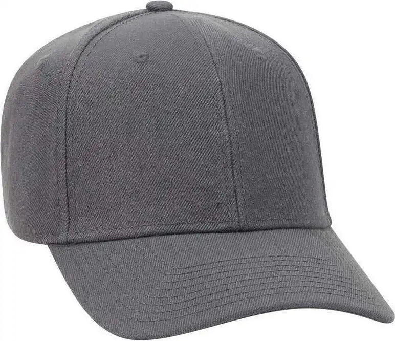 Otto 27 210 Wool Pro Style Cap Charcoal Gray Dark / one Size Fits Most