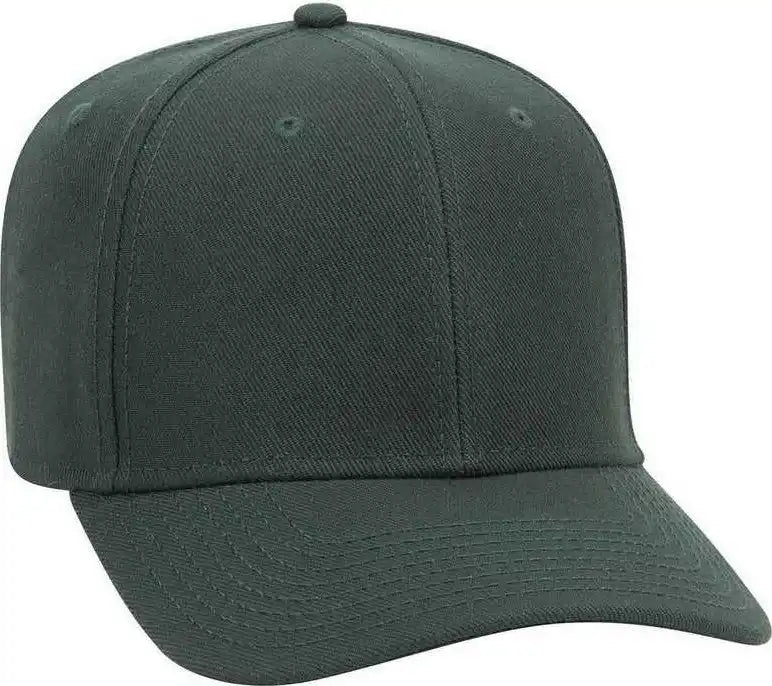 Otto 27-210 Wool Pro Style Cap - Dark Green - Forest / one Size Fits Most