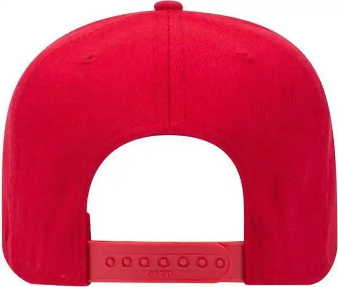 Otto 27-210 Wool Pro Style Cap - Red - one Size Fits Most