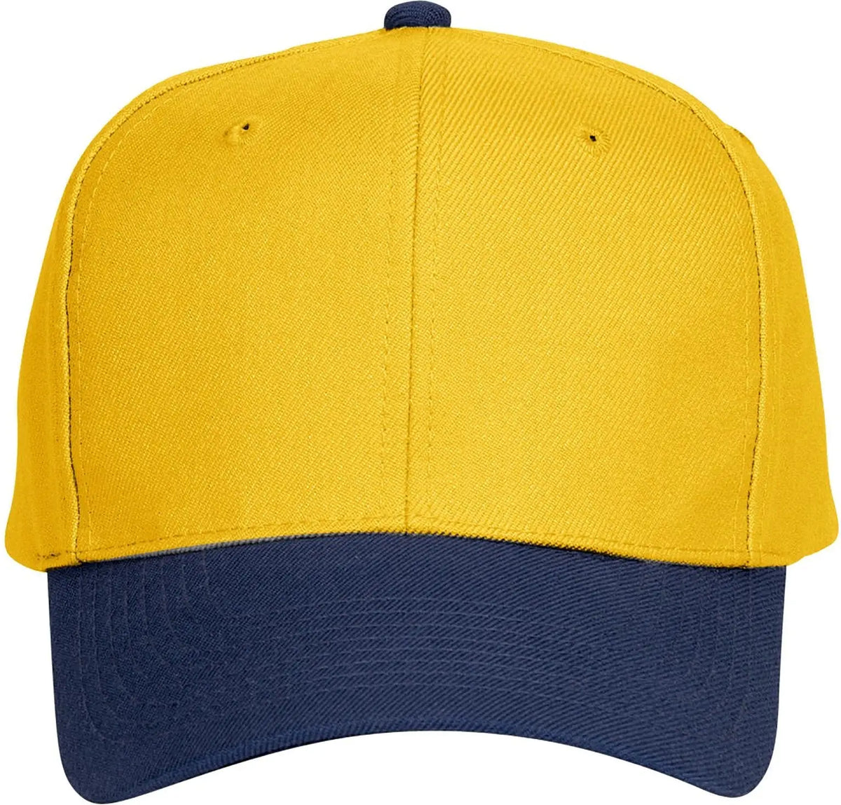 Otto 27-211 6 Panel Mid Profile Baseball Cap - Nvy/yel - 1/2’’ - 7 5/8’’