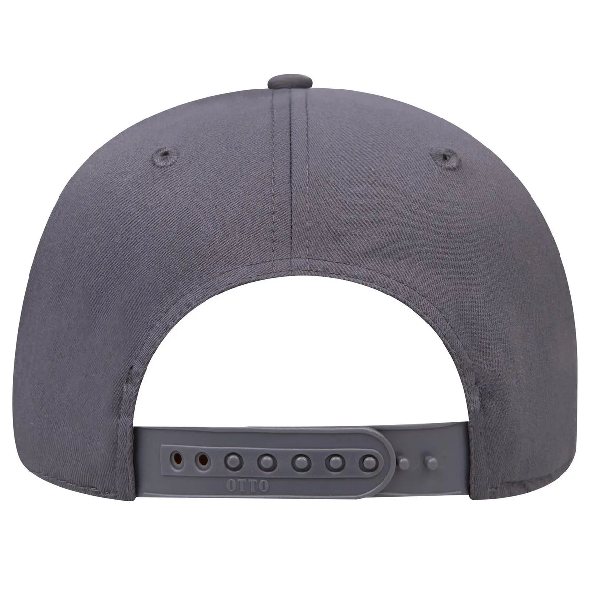 Otto 270-1 Seamless 6 Panel Mid Profile Baseball Cap - Char. Gray - 7 3/8’’ - 5/8’’