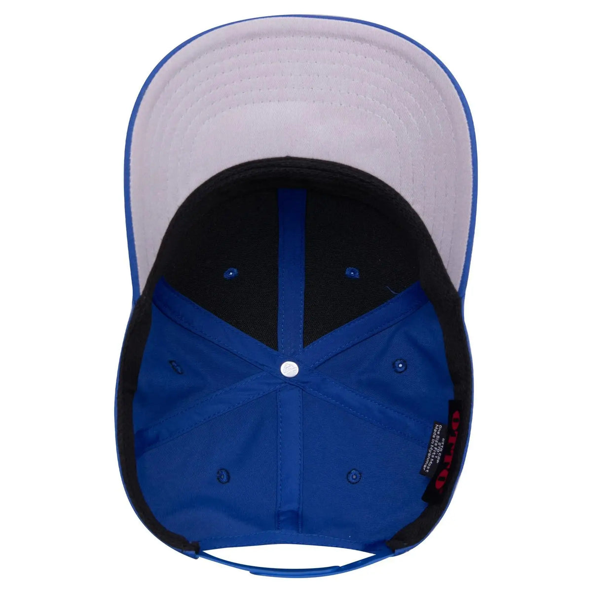 Otto 270-1 Seamless 6 Panel Mid Profile Baseball Cap - Royal