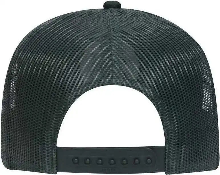 Otto 30-287 Cotton Twill Pro Style Mesh Back Cap with Fabric Adjustable Hook - Dark Green - Forest / one Size Fits Most