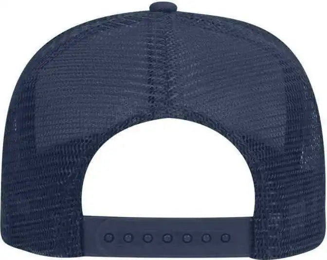 Otto 30-287 Cotton Twill Pro Style Mesh Back Cap with Fabric Adjustable Hook - Navy - one Size Fits Most