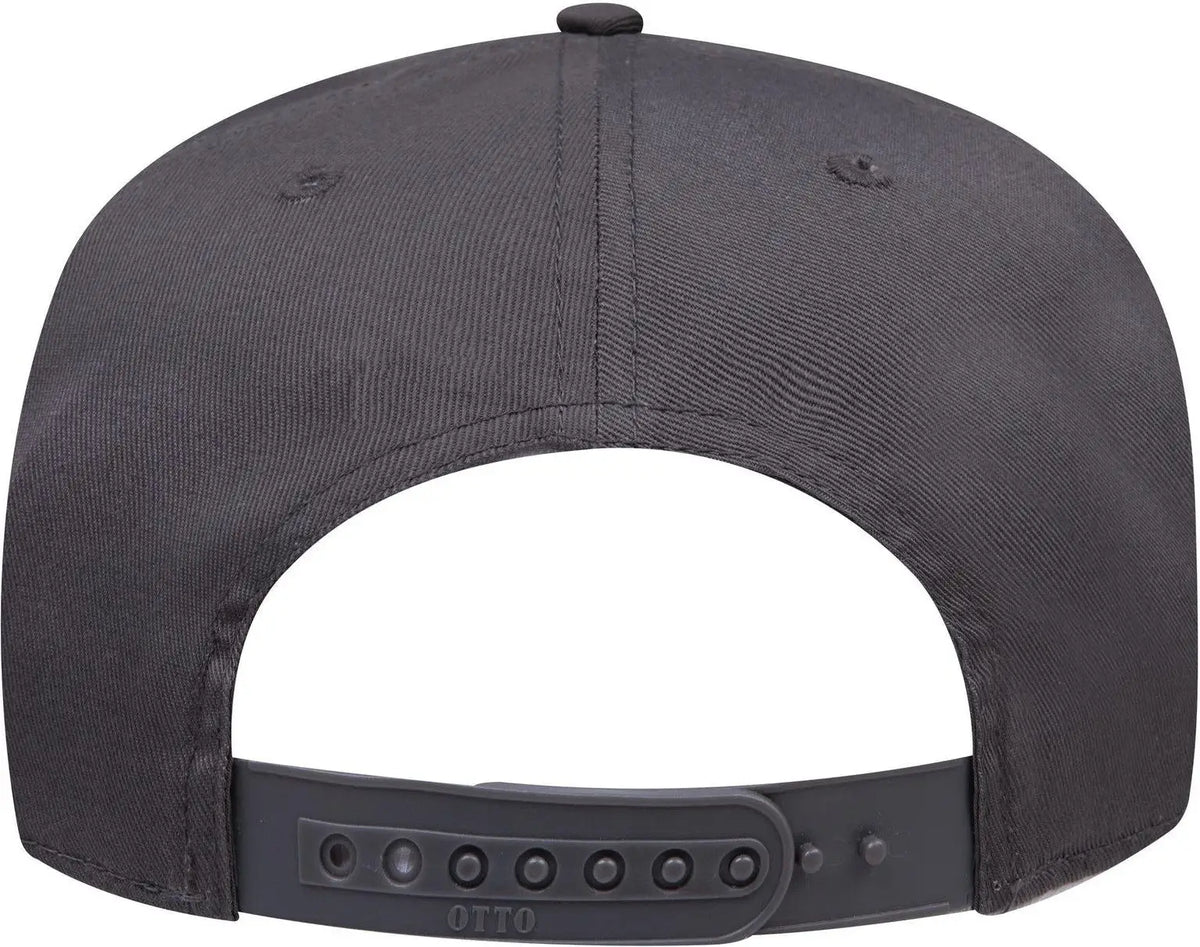Otto 31-069 5 Panel Mid Profile Baseball Cap - Char. Gray - 6 1/2’’ - 7 5/8’’