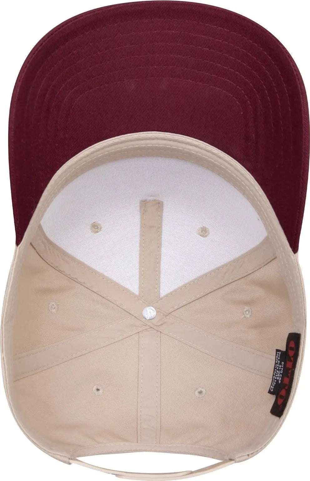 Otto 31-069 5 Panel Mid Profile Baseball Cap - Marn/kha - 6 1/2’’ - 7 5/8’’