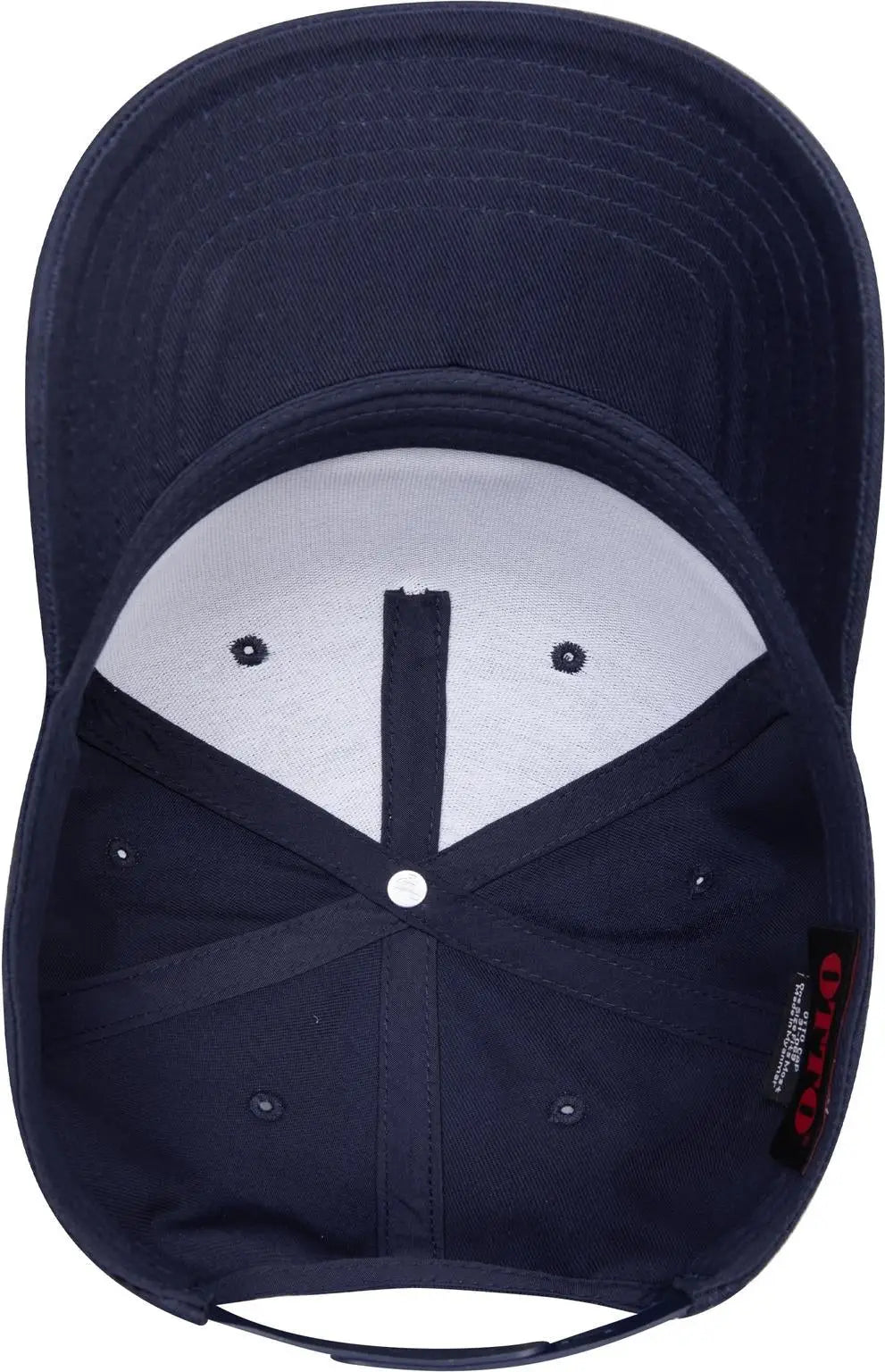 Otto 31-069 5 Panel Mid Profile Baseball Cap - Navy