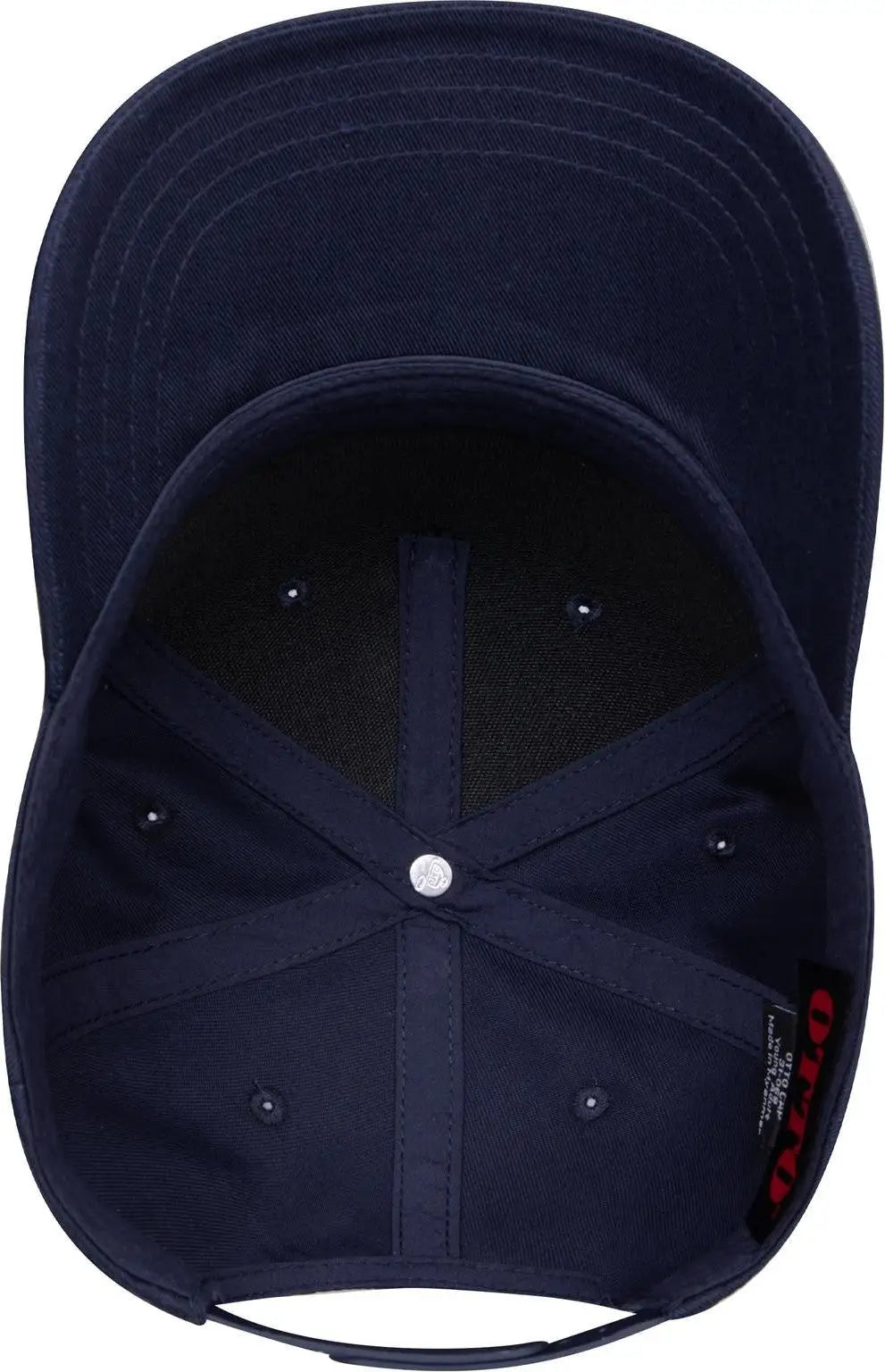 Otto 31-069 5 Panel Mid Profile Baseball Cap - Navy