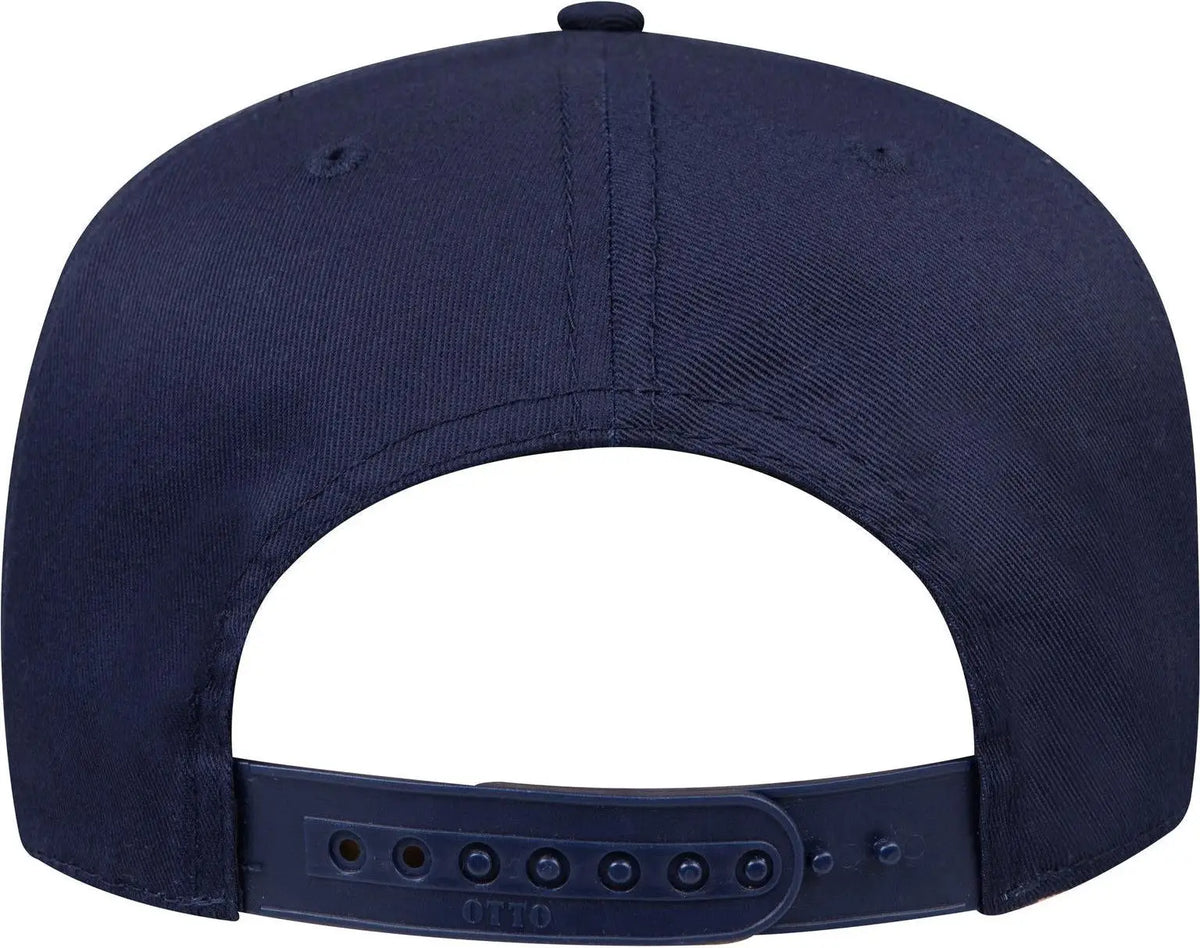 Otto 31-069 5 Panel Mid Profile Baseball Cap - Navy