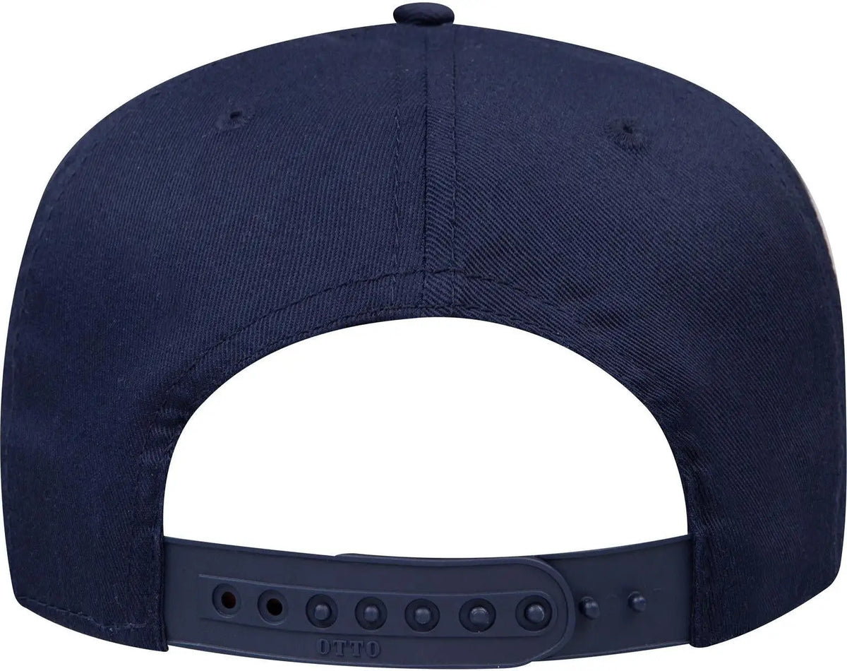 Otto 31-069 5 Panel Mid Profile Baseball Cap - Navy
