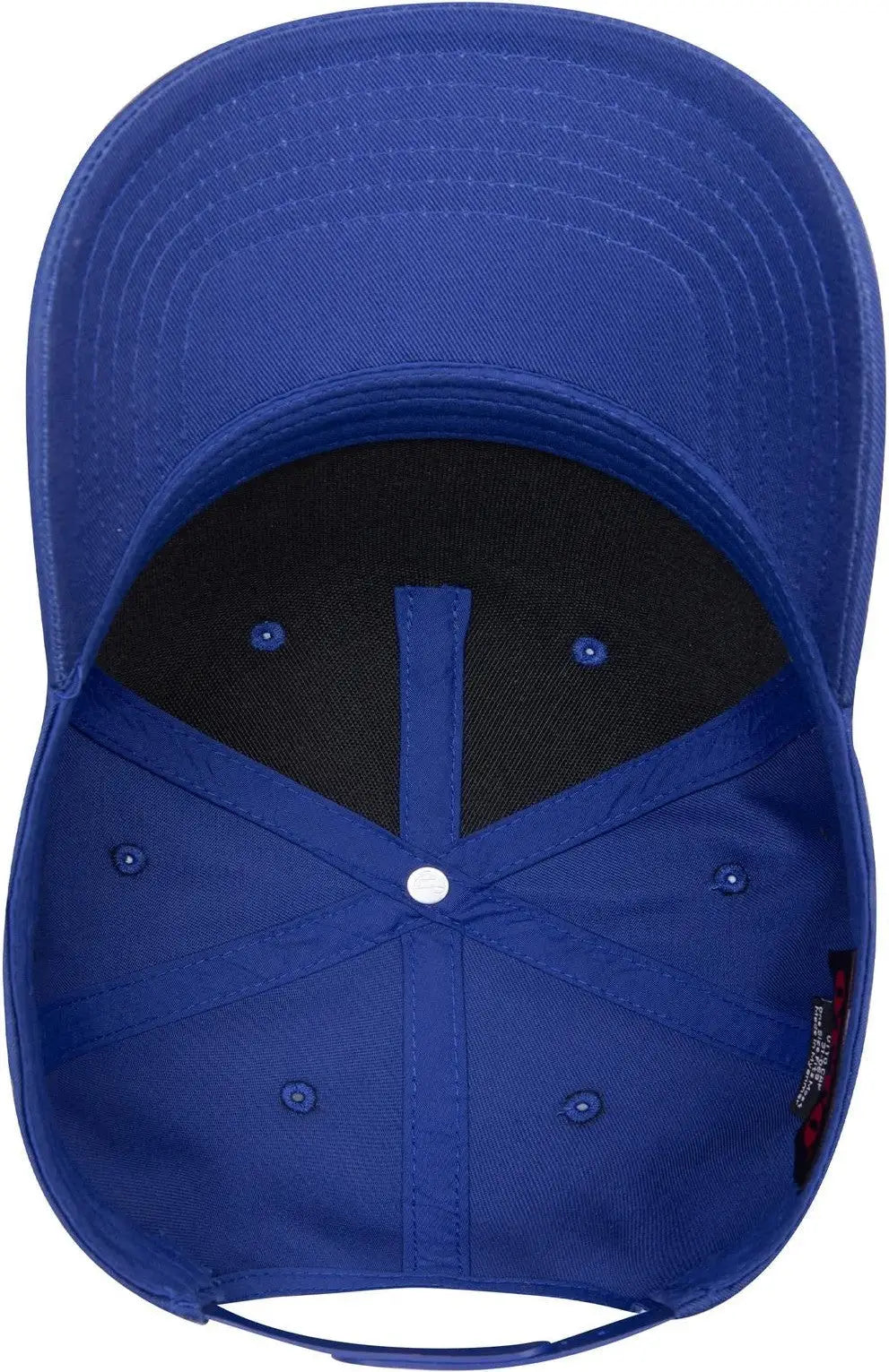 Otto 31-069 5 Panel Mid Profile Baseball Cap - Royal