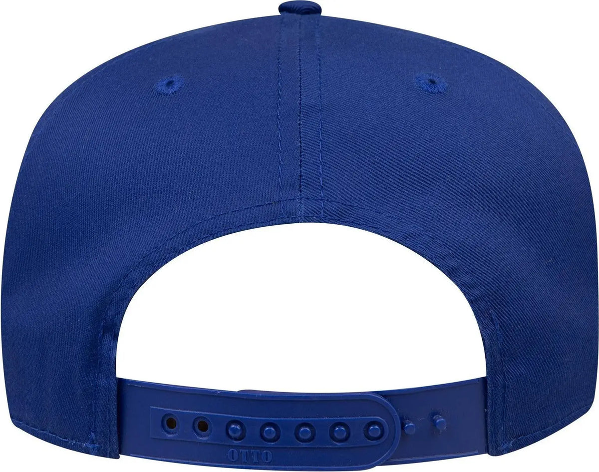 Otto 31-069 5 Panel Mid Profile Baseball Cap - Royal