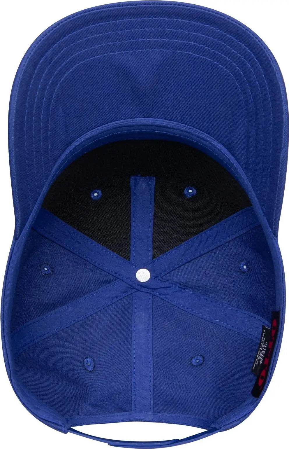 Otto 31-069 5 Panel Mid Profile Baseball Cap - Royal