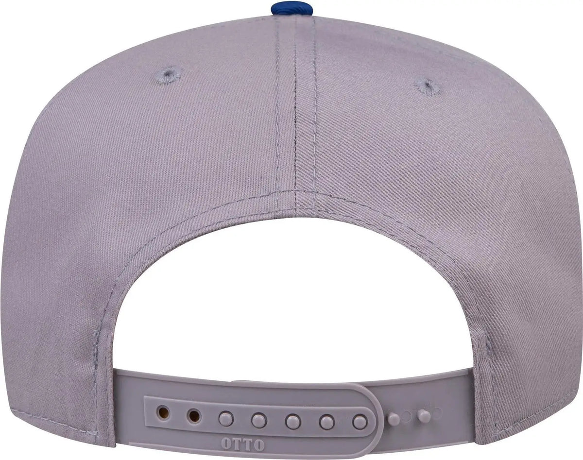 Otto 31-069 5 Panel Mid Profile Baseball Cap - Ryl/gry - 6 1/2’’ - 7 5/8’’