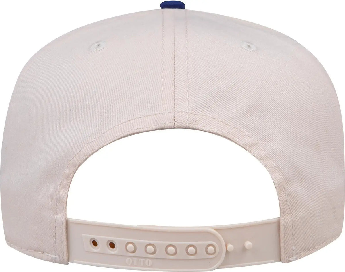 Otto 31-069 5 Panel Mid Profile Baseball Cap - Ryl/natl