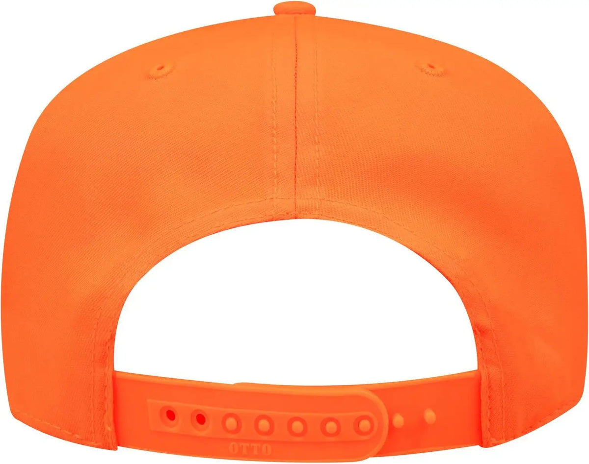 Otto 31-069 Neon 5 Panel Mid Profile Baseball Cap - N. Orange - 6 1/2’’ - 7 5/8’’