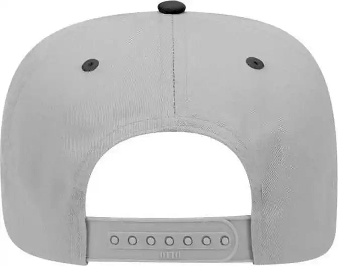 Otto 31 069 Twill 5 Panel Pro Style Cap Black Gray / one Size Fits Most