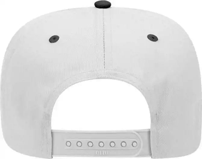Otto 31 069 Twill 5 Panel Pro Style Cap Black White / one Size Fits Most