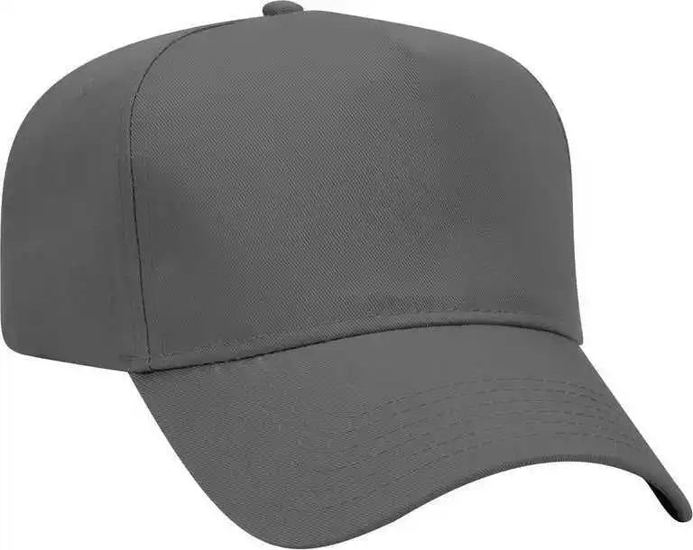 Otto 31-069 Twill 5 Panel Pro Style Cap - Charcoal Gray - Dark / one Size Fits Most