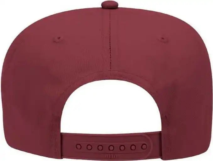 Otto 31 069 Twill 5 Panel Pro Style Cap Maroon / one Size Fits Most