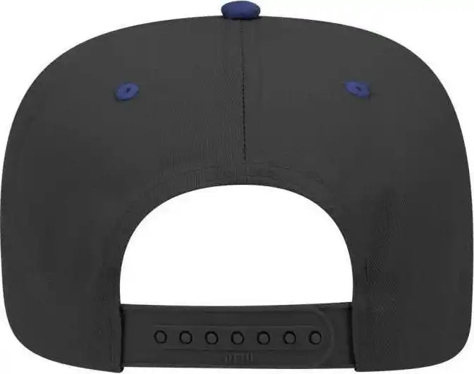 Otto 31-069 Twill 5 Panel Pro Style Cap - Royal Black - one Size Fits Most
