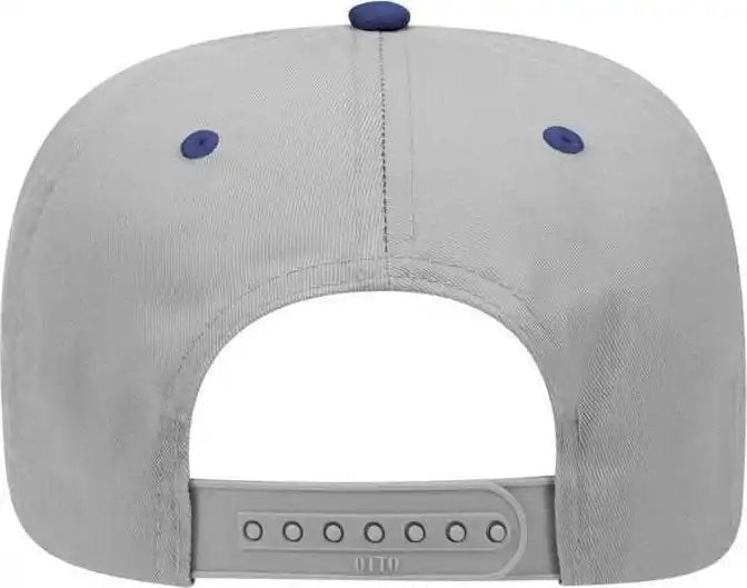 Otto 31-069 Twill 5 Panel Pro Style Cap - Royal Gray - one Size Fits Most