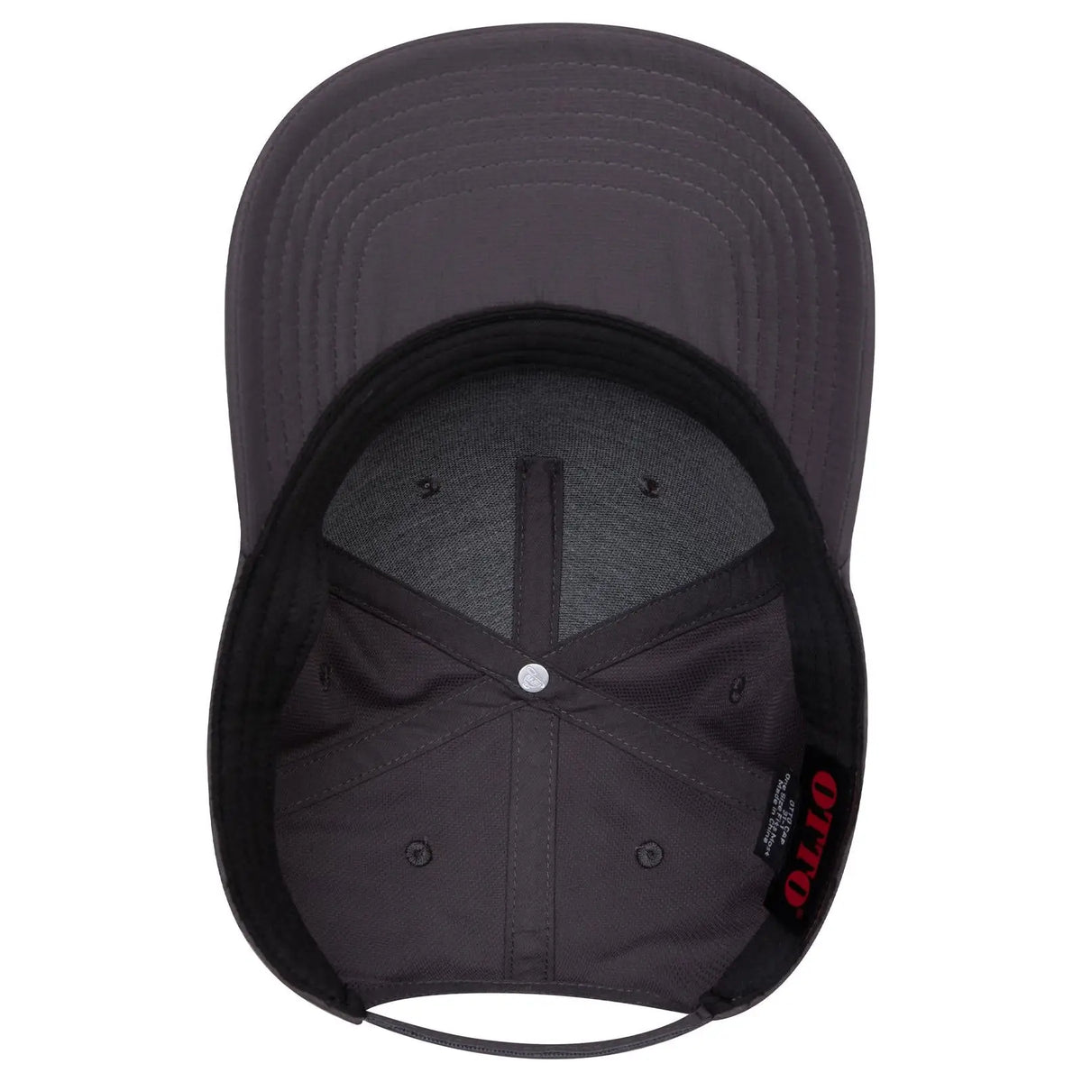 Otto 31-1 5 Panel Mid Profile Baseball Cap - Char. Gray - 7 3/8’’ - 5/8’’