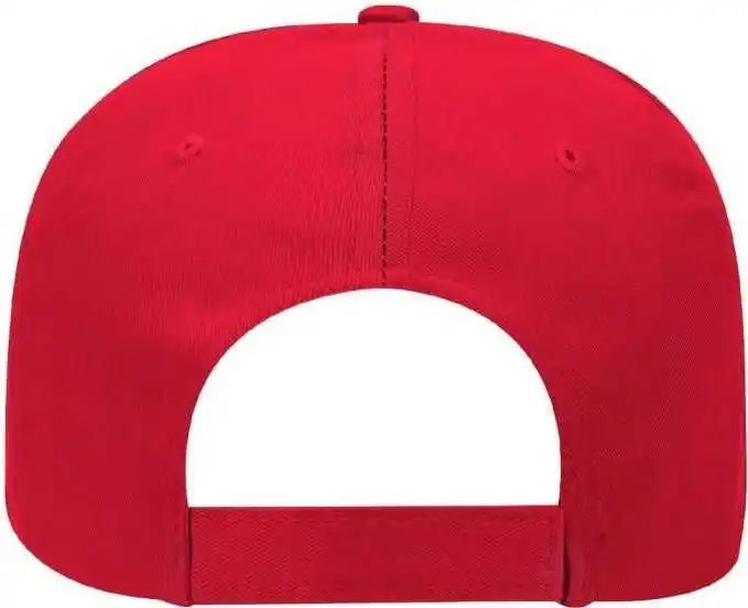Otto 31-1060 Promo Cotton Twill Pro Style Cap - Red - one Size Fits Most
