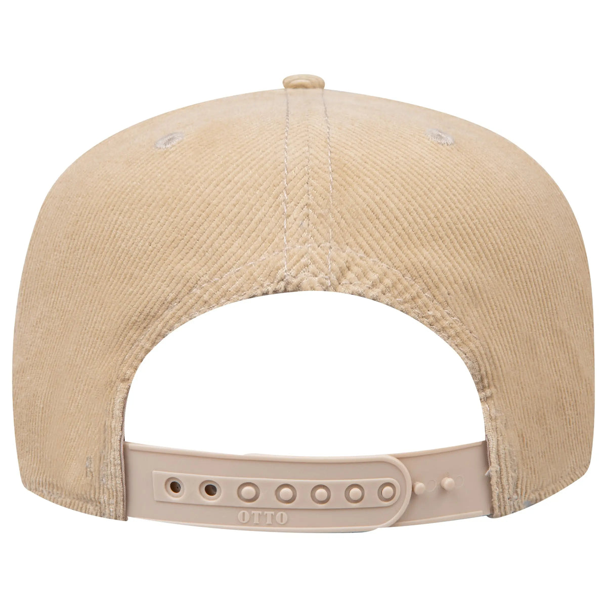 Otto 31-2 5 Panel Mid Profile Corduroy Baseball Cap - Khk - 7 3/8’’ - 5/8’’