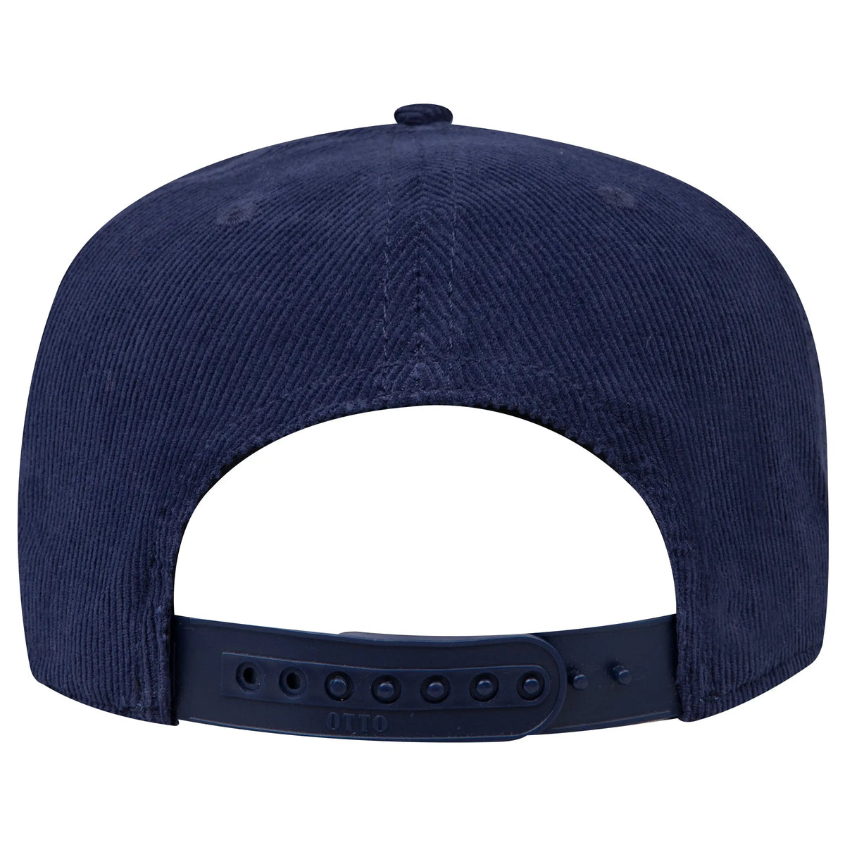 Otto 31-2 5 Panel Mid Profile Corduroy Baseball Cap - Nvy - 7 3/8’’ - 5/8’’
